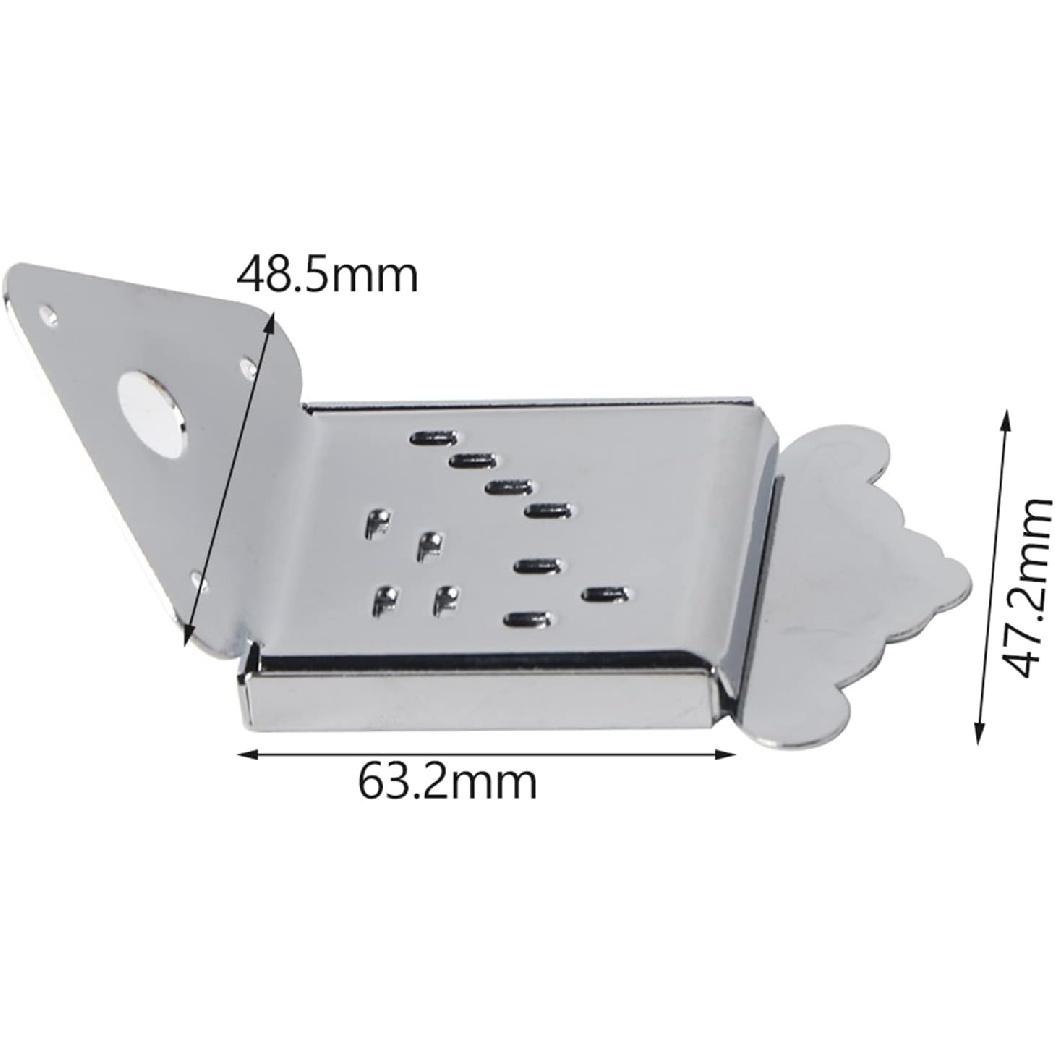 

Бридж-струнодержатель для мандолины Dilwe, струнодержатель для гитары-мандолины с винтами для 8-струнной гитары, часть музыкального инструмента(Серебряный)