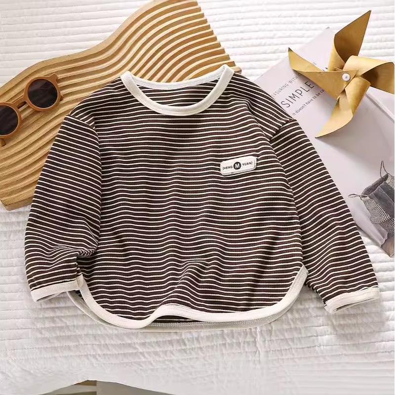 Kinder Sweatshirt für Kleinkind Streifen Jungen Mädchen Oberteil Kleidung Herbst Baumwolle Langarm T-Shirt Kinderkleidung Jungen Mädchen Kleidung Frühling Herbst