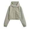 Fashion Style 2024 Autumn New Women's Clothing Easiest for Match Long Sleeves Hooded Cropped Casual Jacket Outwear 4391871