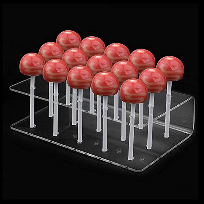 Cake Lolli Holder Acrylic Display Stand 15 Hole Candy Holder Dessert Stand