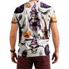 Unisex Halloween T-Shirt All-Over Print with Cute Pumpkin Design for Party and Holiday