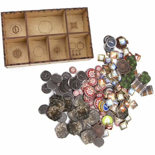 TowerRex Organizer Storage Insert Accessory Upgrade for Gloomhaven Lion's Jaws Board Game