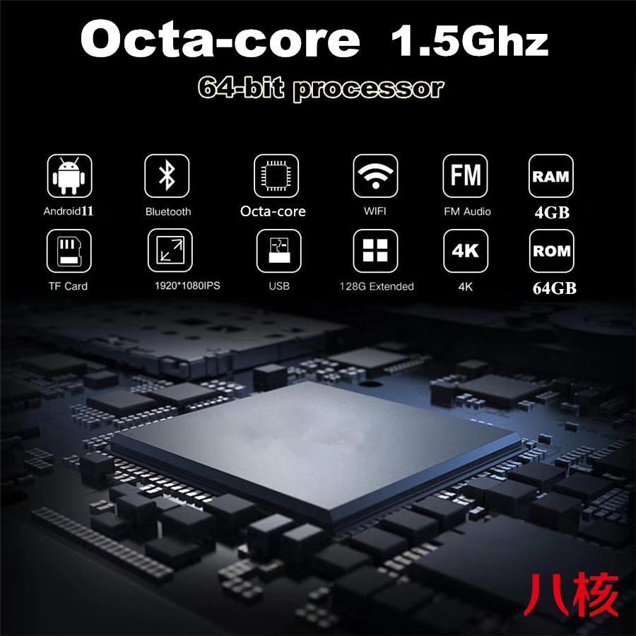 13.3 Inch Car Headrest Monitor Android 11 Player 4+64GB Bluetooth Mirror Link TV