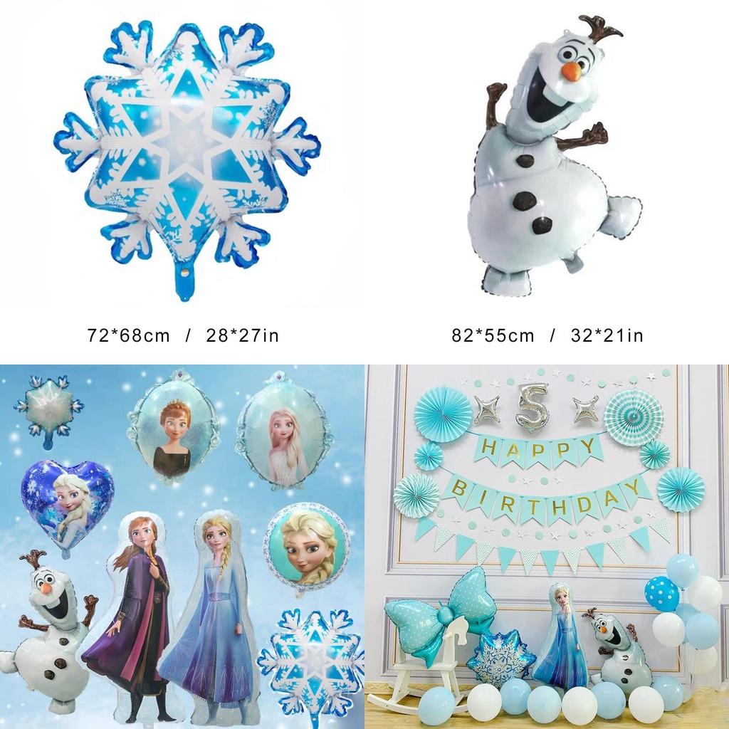Frozen Princess Elsa Anna Balloons For Birthday Party Decoration