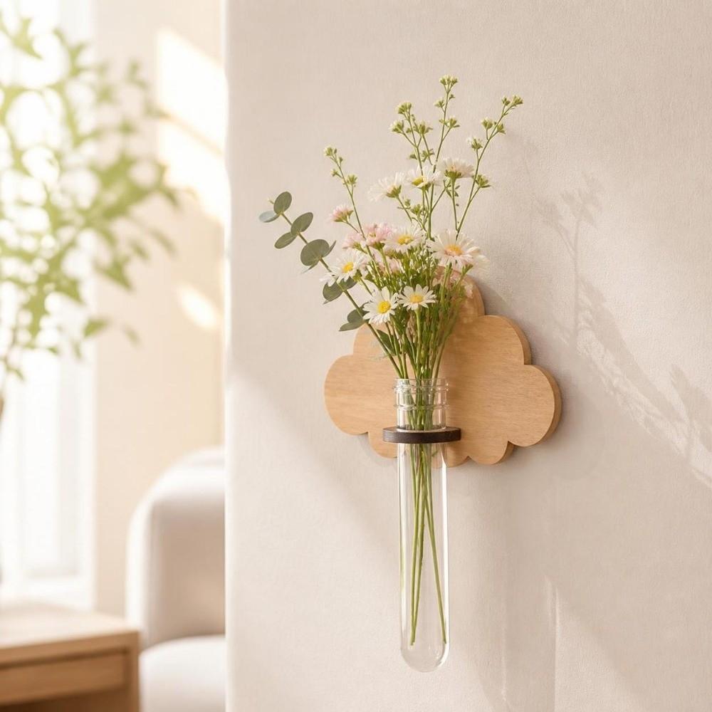 Vase Hydroponic Planter Shelf Home Ornaments Wall Decoration Planter Holder  Home Decor