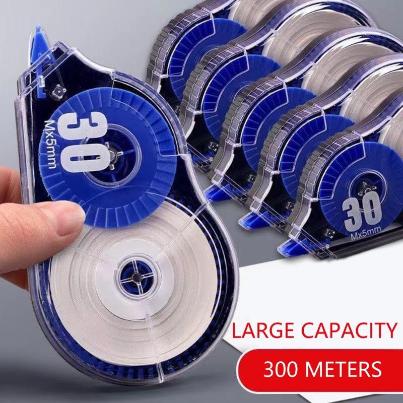 5 Pcs Large Capacity Correction Tape Correction Rollers Portable White Out Correction Tape School Office Supplies