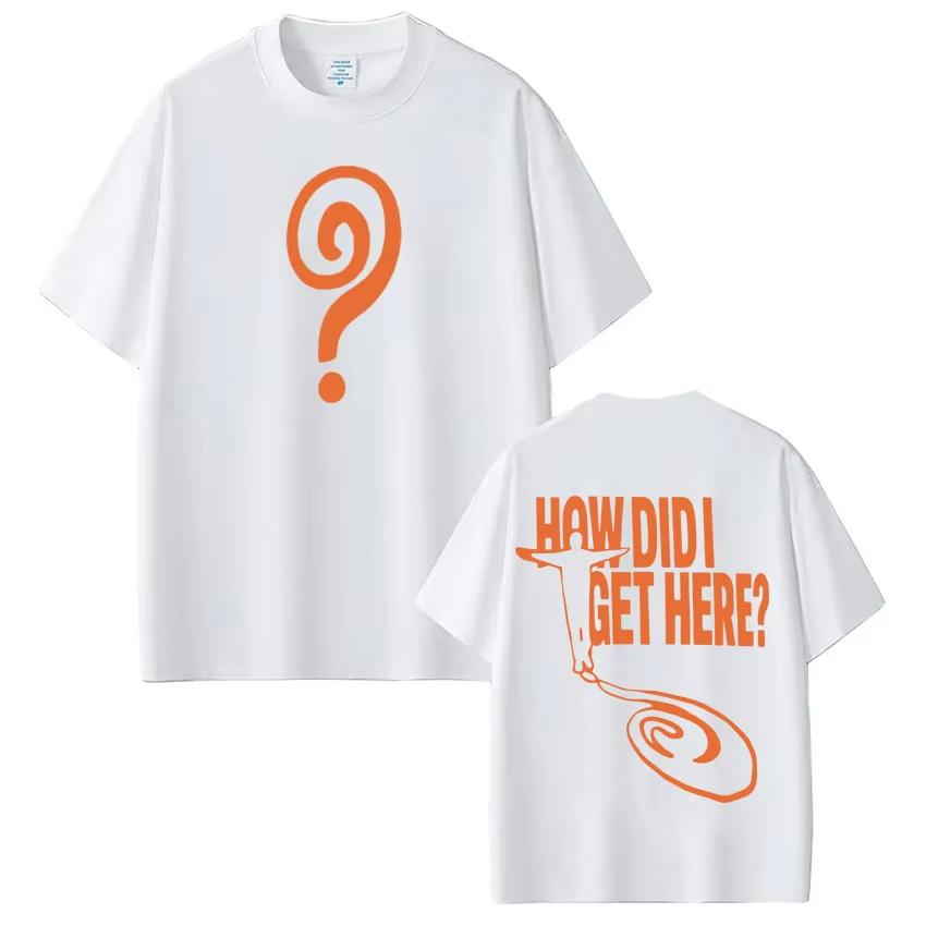 Sänger Louis Tomlinson How Did I Get Here Tour 2026 Print T-Shirt Herren Damen Mode HipHop T-Shirt Hohe Qualität Baumwolle T-Shirts