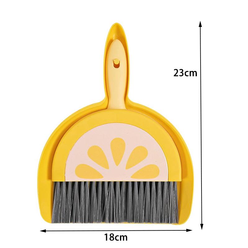 1pc Mini Broom And Dustpan Set Broom Dustpan Brush Desktop Cleaning Cleaning Garbage Shovel For Home Living Room Table Camping