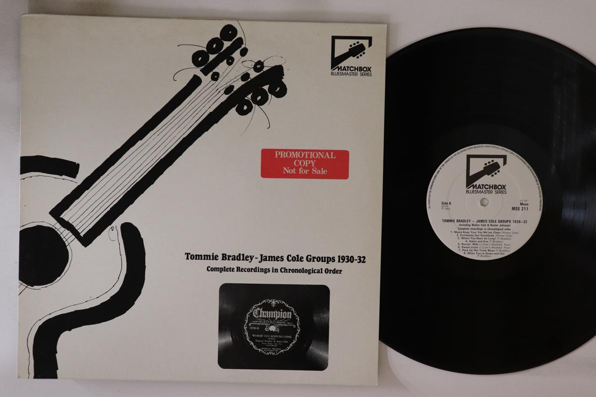 

LP Record VARIOUS Tommie Bradley James Cole Groups MSE211 MATCHBOX 1983 UK Blues Used