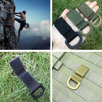 Lot de 2 boucles de suspension tactiques Dominator pour sac à dos, sangle de connexion, boucle de ceinture suspendue