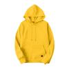 Men's Color Hooded Pullover Long Sleeve With Pockets Casual Sports Sweatshirt