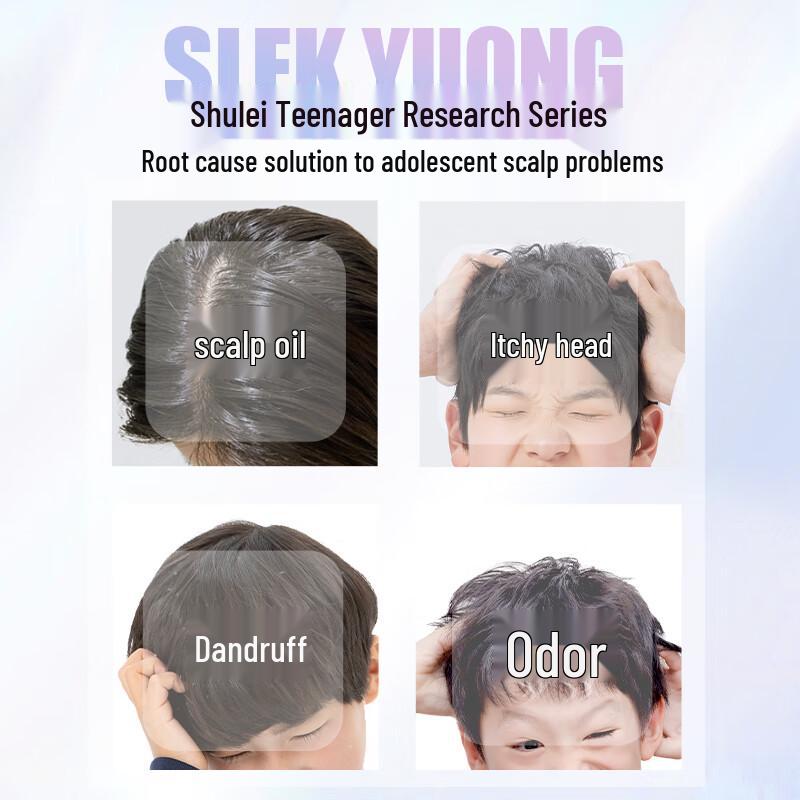 SLEK Teen Boys' Oil Control Anti-Dandruff Shampoo