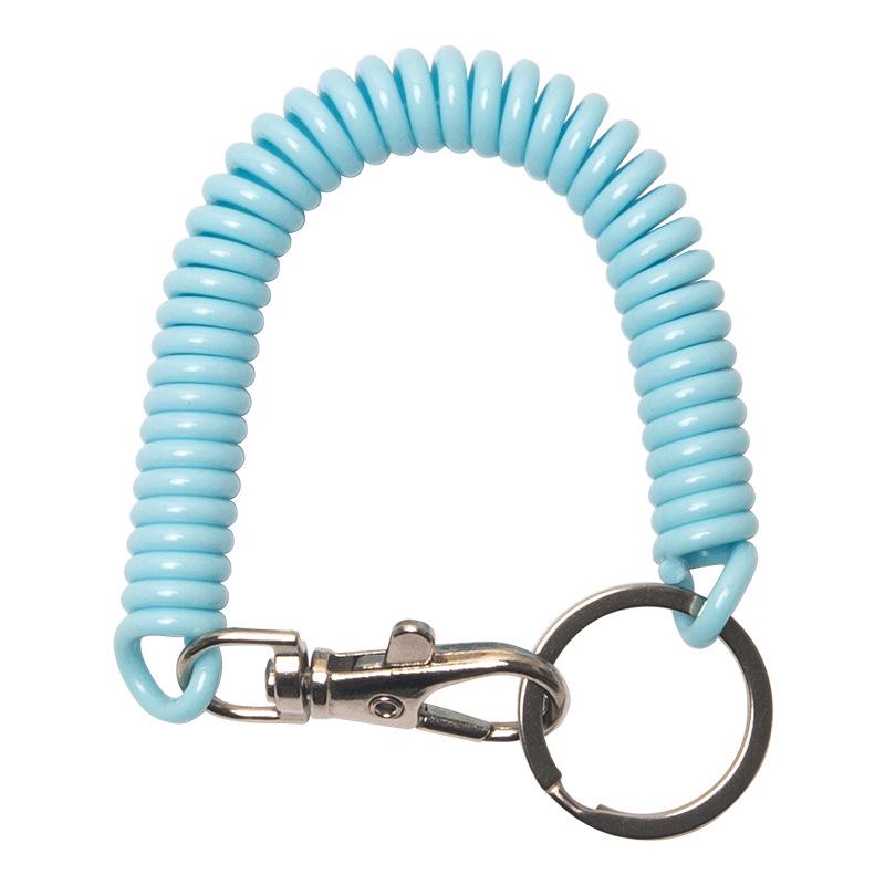 Spring Buckle Keychain Cord – Anti-Lost Outdoor Strap with Bag Holder
