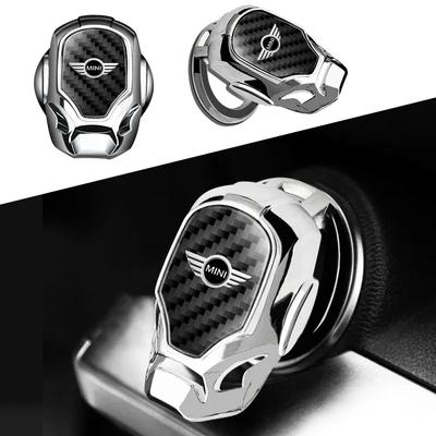 Car One-button Start Cover Engine Ignition Start Stop Metal Sticker Decoration for Mini Cooper S R50 R52 R53 R55 R56 Accessories