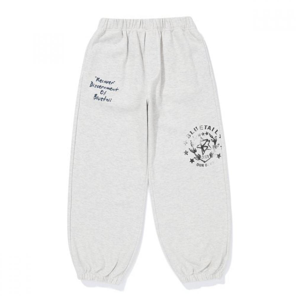 Bluetail Light Gray Daimaru Sweatpants Aaa1pt06lg 140