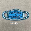 Text Stickers For Clothes Applications Sewing Patch Anime Clothes Patches Embroidery Patch Cartoon Ironing Applications