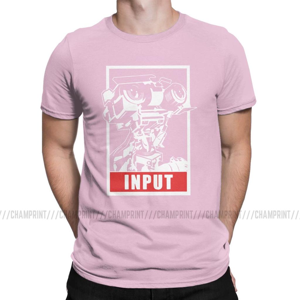 Cool Johnny 5 T Shirts Men Round Neck Pure Cotton T Shirts Short Circuit 80S Retro