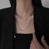 Women's Pearl Snake Bone Chain Necklace – Cold Style Hip Hop Clavicle Accessory