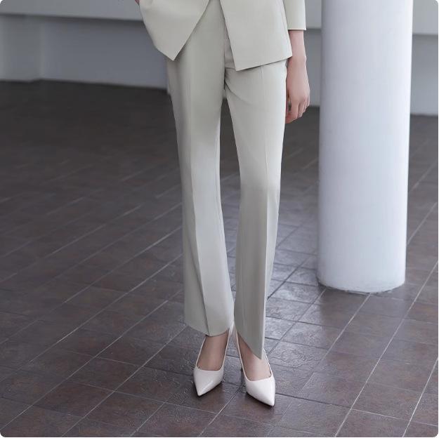 Autumn Apricot Suit Set: Socialite Chic, National Style for Professional Commuting and Formal Workwear