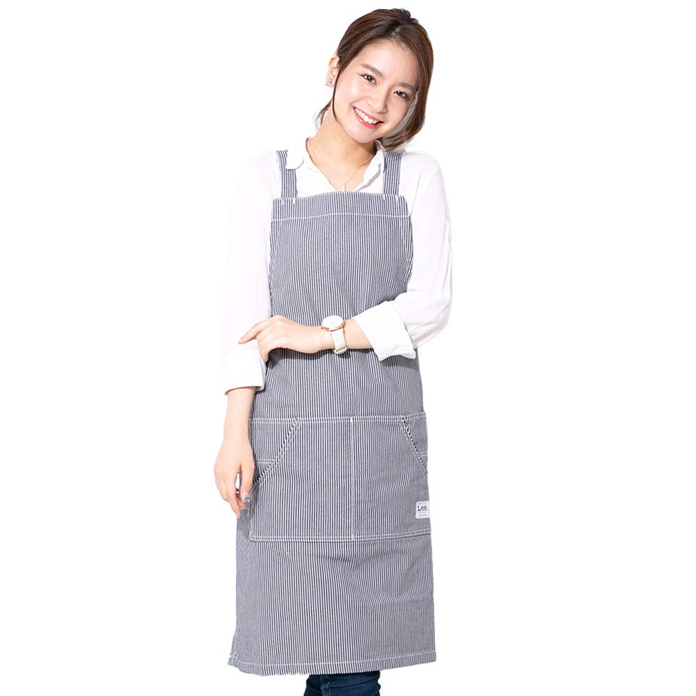 

Lee Apron Denim Work Hickory Stretch Denim White x Blue Apron, Apron, синий