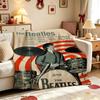 The Beatles Timeless Rock Legend Pattern Blanket Soft Warm Fleece Blanket For Office Sofa Party Decor Valentine'S Day Gift