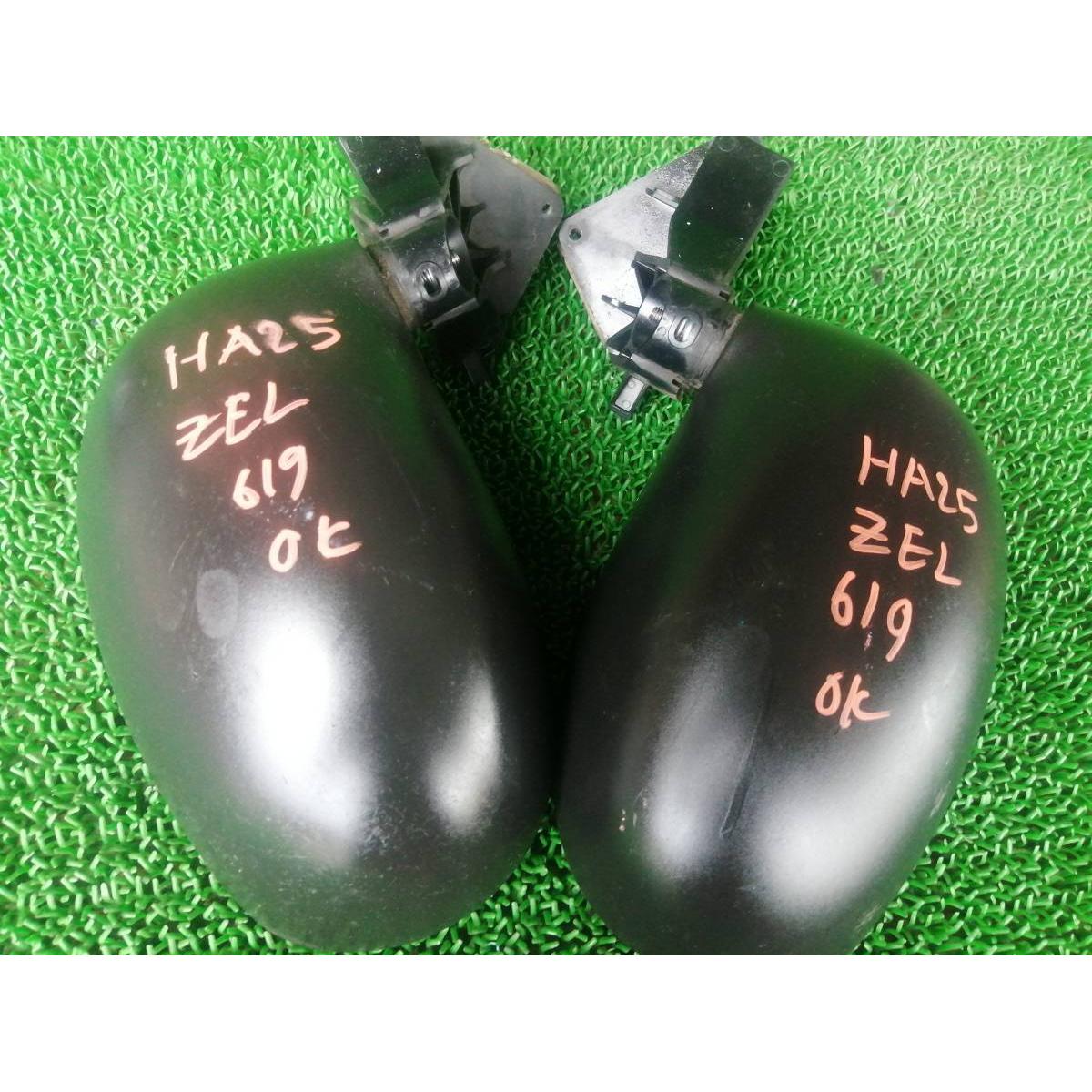 619 Suzuki Alto HA25S Door mirror left and right set Side mirror Driver side Passenger side Right side Left side Base material
