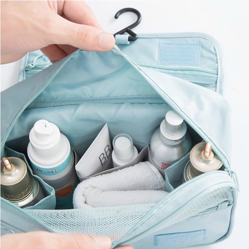 Waterproof Portable Toiletry Bag for Men and Women - Multifunctional Travel Storage and Makeup Organizer