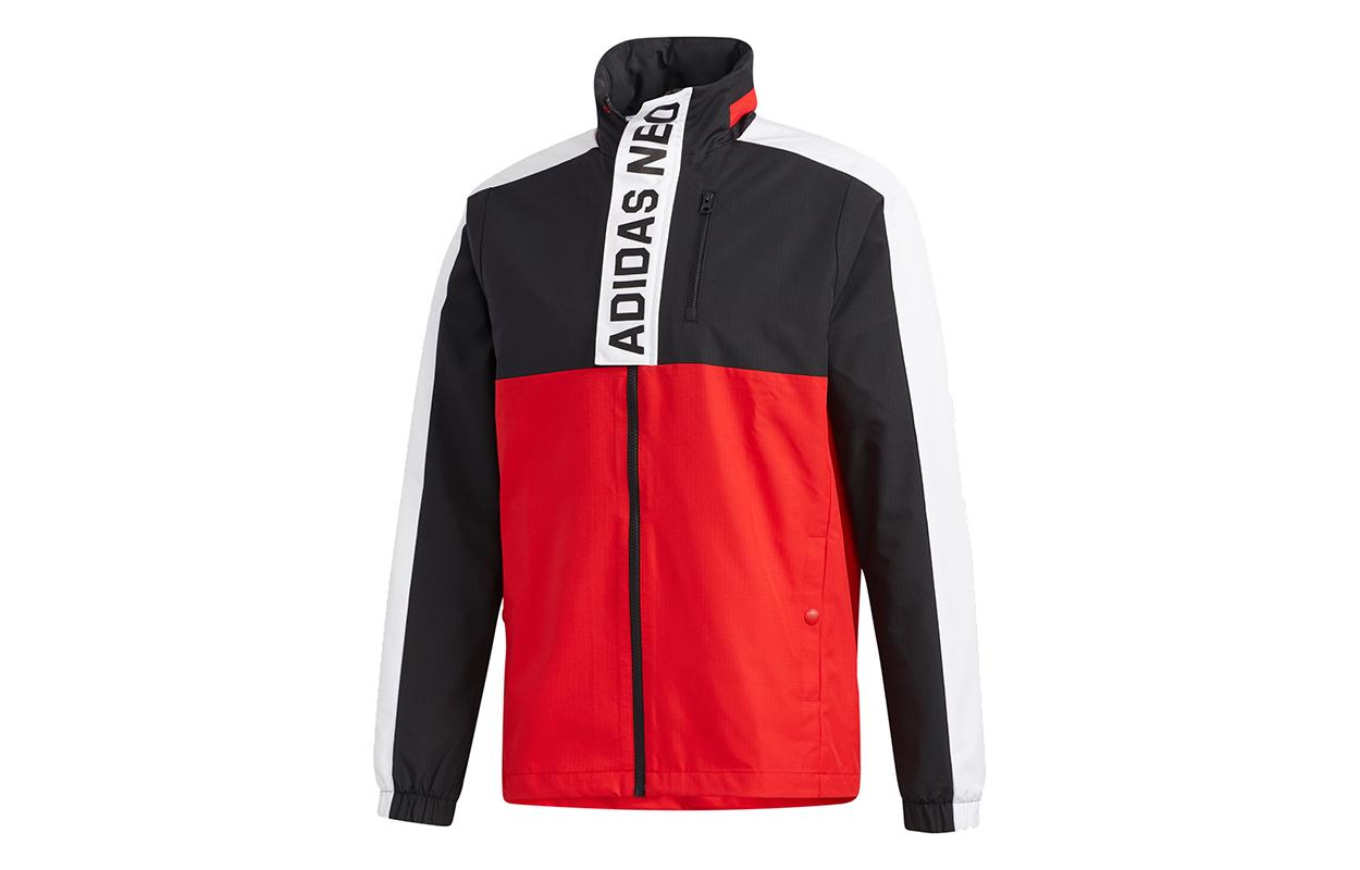 Adidas Neo Jackets Men s Light Scarlet Stand Collar Moderate Other GQ3281 S