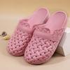 Summer women's shoes hole shoes bag head slippers non-slip hollow beach shoes bathroom fashion home wear waterproof super soft