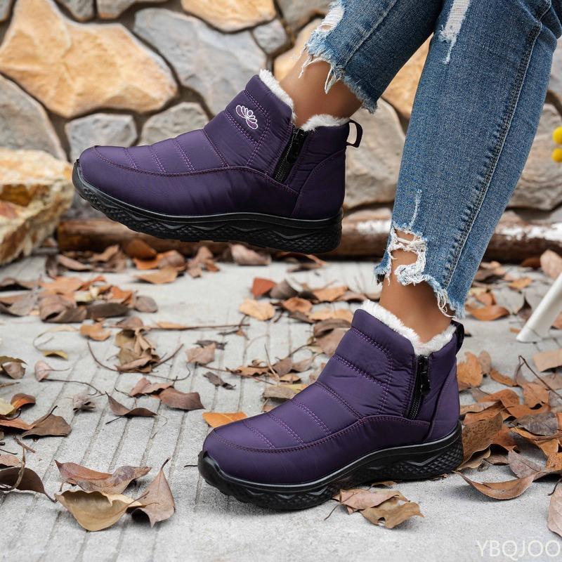 Snow Boots for Autumn Winter New Women's Cotton Shoes Thickened Cold Resistant Warm Large Simple Comfortable Cotton Boots
