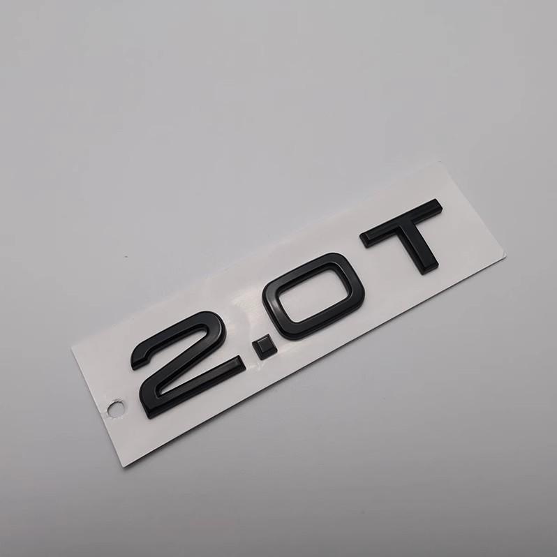 ABAX1 1X 1.8T 2.0T 3.0T Car Trunk ABS Badge Emblem For Car Rear Tailgate Fender Door Adhesive Badge for A4 A5 A6 A7 A8 Q3 Q5 Q7