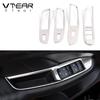 Vtear for MG ZS window button switch cover glass lifting trim frame interior mouldings control panel car-styling accessories II8