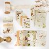 20pcs/1 lot Material Paper Stationery Time Series Retro Hand Account DIY Material Decoration Base