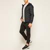 Emporio Armani EA7 FW20 Solid Color Zip-Up Hooded Lightweight Regular Fit Long Sleeve Down Jacket Men Jackets Black 8NPB07PNE1Z1200