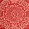 Tapisserie murale mandala rouge, tapisserie indienne en polyester, couvre-lit, pique-nique, plage, couverture, art mural, tapisserie hippie, couvre-lit.