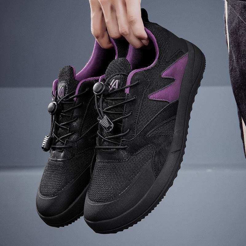 

2025 обувь босиком с широким носком спортивная повседневная мужская обувь обувь для фитнес-тренировок дышащая нескользящая легкая обувь для бега поколение 39 чёрный