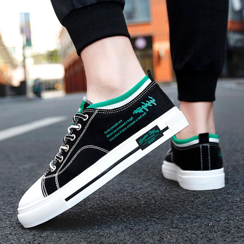 A pair of cloth shoes, new breathable cloth shoes in autumn and winter, canvas board shoes for beginners