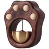 Black Walnut Cat Paw Doorbell