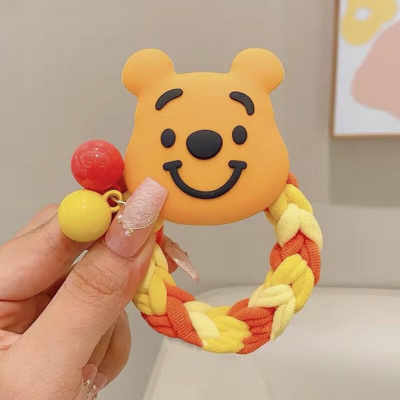 Children's Colorful Cartoon Hair Ties - Cute Strawberry & Bear Designs | Gentle on Hair