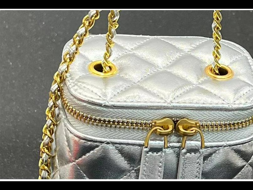 Mini Diamond Pattern Shoulder Bag - Elegant Women's Versatile Handbag