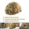BOOIU Tactical Helmet Cover Airsoft High-cut Helmet Cover Hunting CS Camo with Elastic Cord for MH PJ BJOPS-Core Fast Helmet