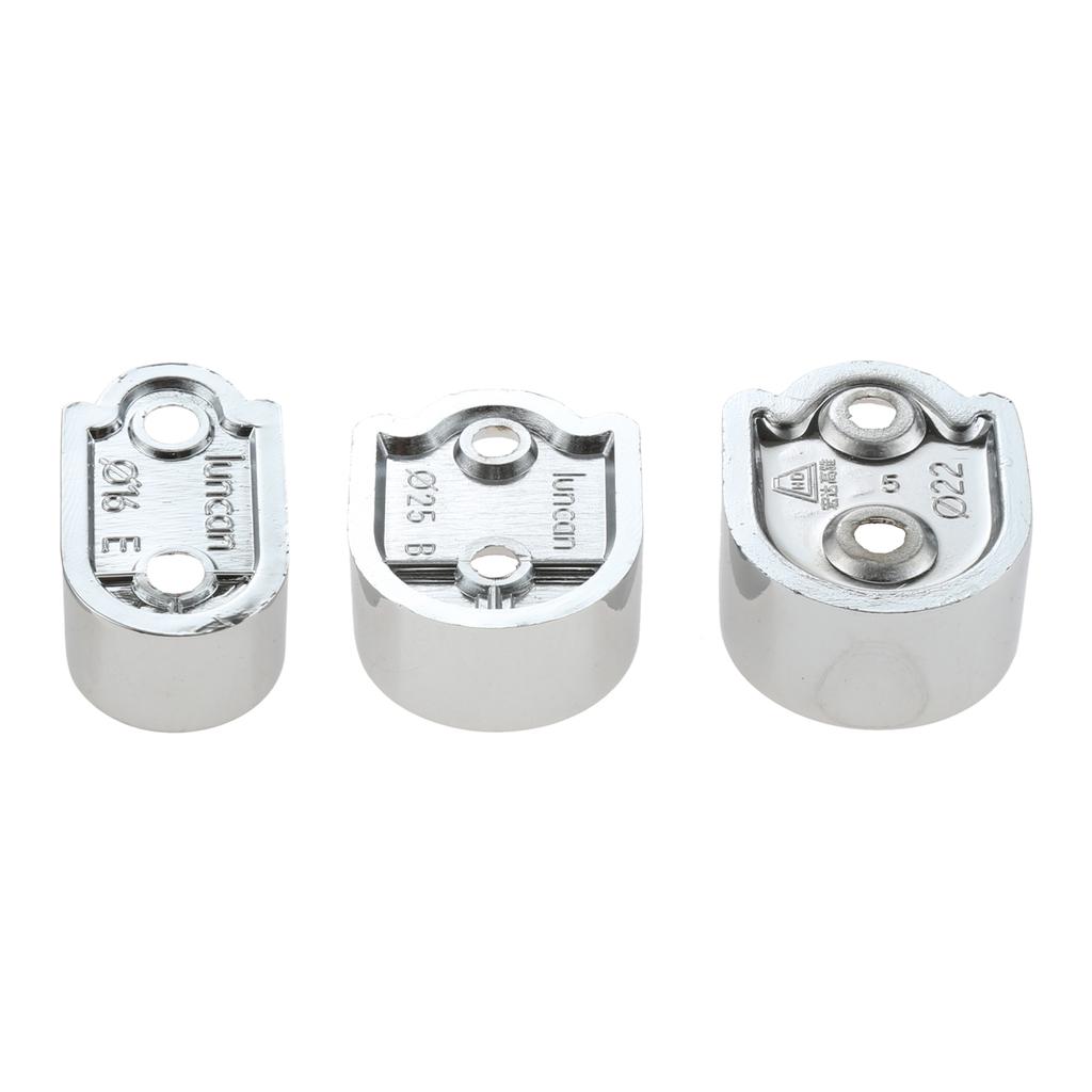 2 Pcs Wardrobe Closet Rod Bracket 16/19/22/25mm U-Shaped Open Type Socket Bracket Shower Curtain Rod Pole End Supports Socket