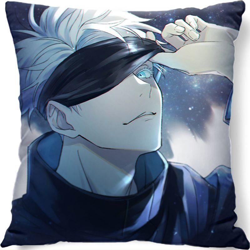 Gojo Satoru Jujutsu Kaisen Peripherie-Kissen Itadori Yuji Animation Schlafsaal Schlafzimmer Sofakissen Zweidimensionales quadratisches Kissen