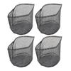 4pcs Aquatic Pond Planting Bags Reusable PVC Mesh Water Garden Pond Plant Pot Breathable Lily Plant Pots for Pond Bog