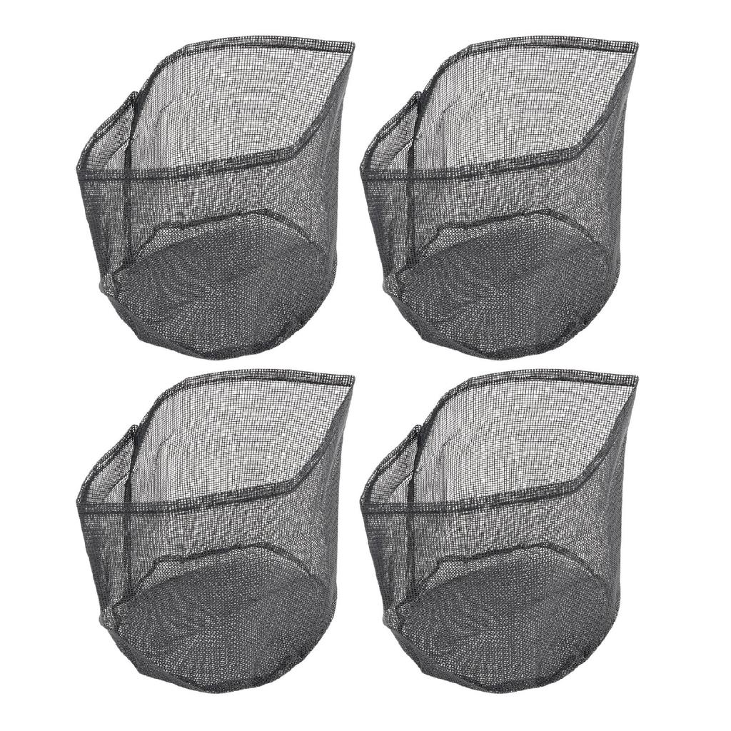 4pcs Aquatic Pond Planting Bags Reusable PVC Mesh Water Garden Pond Plant Pot Breathable Lily Plant Pots for Pond Bog