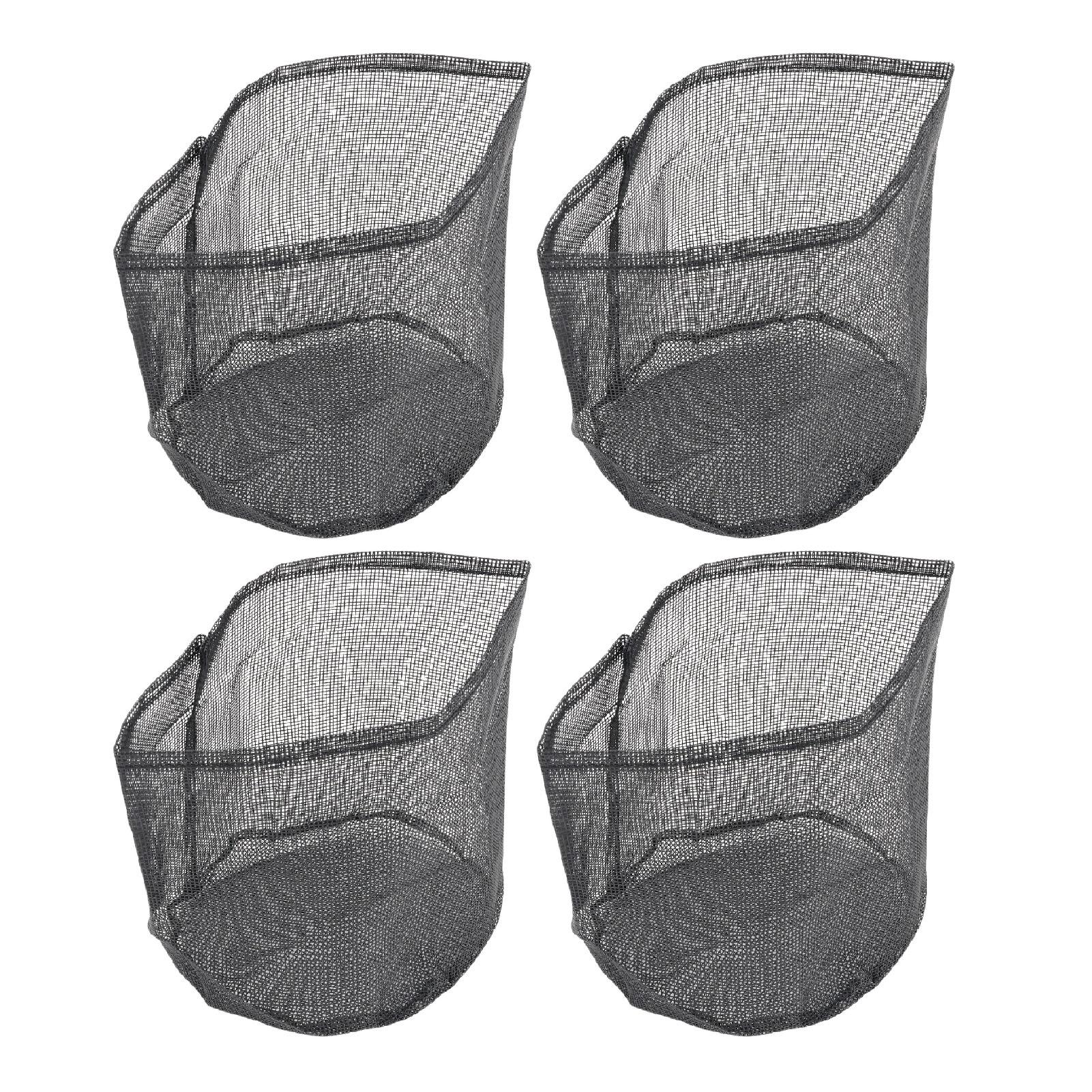 

4pcs Aquatic Pond Planting Bags Reusable PVC Mesh Water Garden Pond Plant Pot Breathable Lily Plant Pots for Pond Bog