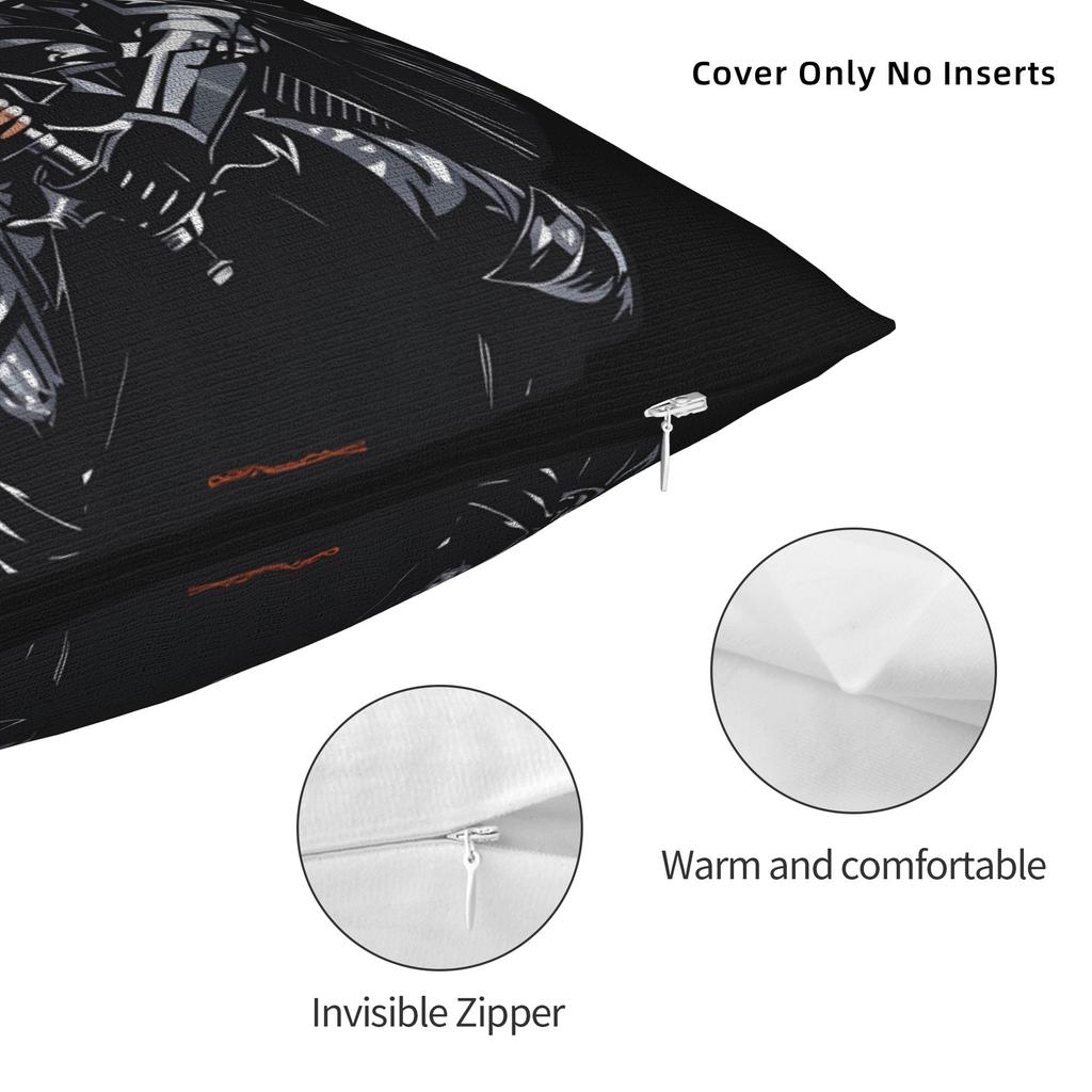 B-Berserks Pillow Case Novelty Pillow Cover Graphic Pillowcases For Sofa Home Decor