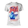 Death Leprosy Posterizado Camiseta Oficial Camiseta Hombre Unisex
