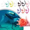 Freediving and Snorkeling Snorkel Rolls Up Silicone Snorkel Swim Snorkel  for Outdoor Scubas Diving Accessories Enduring