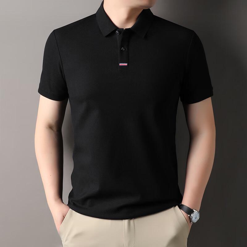 IMAGINEX Men s Business Casual Lapel Short-Sleeve T-Shirt IM26C049 4XL